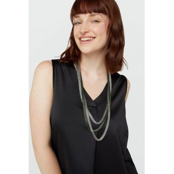 Bluza cu decolteu in V - fara maneci