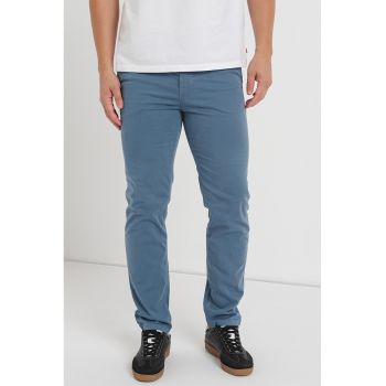Pantaloni chino cu croiala dreapta