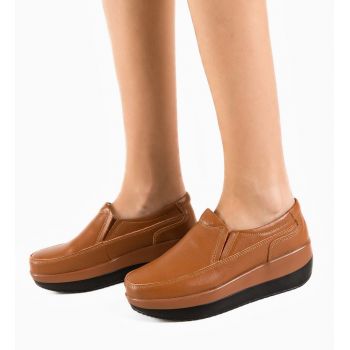 Pantofi Casul Freeman Camel 2