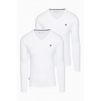 Set de bluze cu decolteu in V - 2 piese