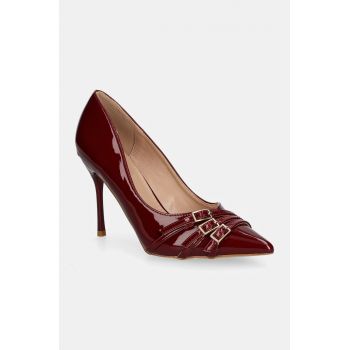 Answear Lab pantofi cu toc culoarea rosu ieftini