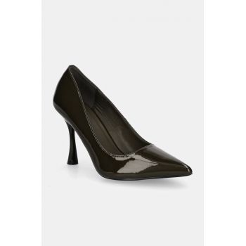 Answear Lab pantofi cu toc culoarea verde ieftini