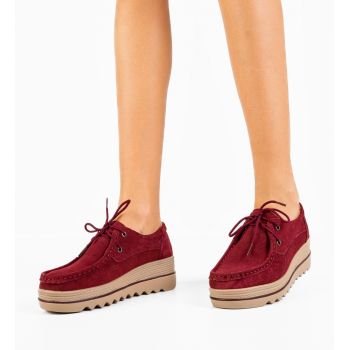 Pantofi Casual Sagrio Grena