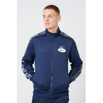 Bluza de trening cu segmente logo contrastante Swoosh League - Bleumarin -
