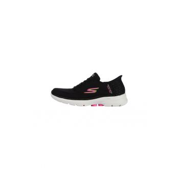 Pantofi sport  GO WALK 6 - VIVID ID - SLIP-INS 124627BKMT