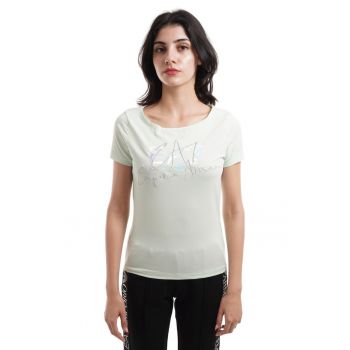 Tricou  Train Logo Series W Handwritten Tee Crossover 3DTT26TJFKZ01880