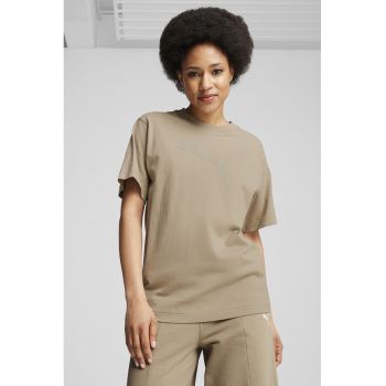 Tricou relaxed fit cu logo