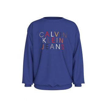 Bluza de trening relaxed fit cu imprimeu logo