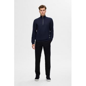 Bluza de trening cu fenta cu fermoar