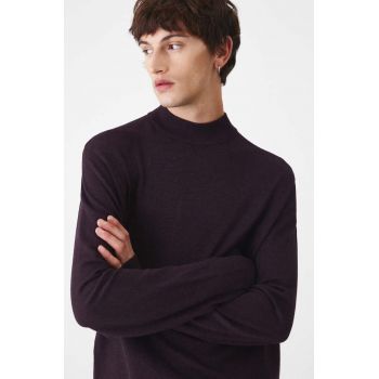Medicine pulover barbati, culoarea violet, light, cu turtleneck