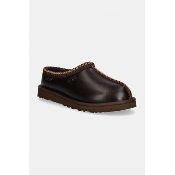 UGG papuci din piele Tasman Lthr Regen culoarea maro, 1163890-IWD