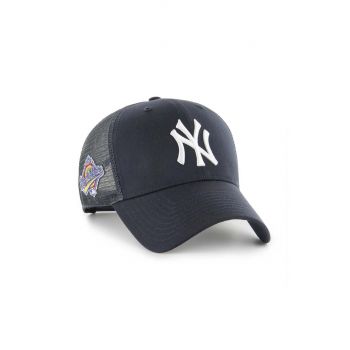 47 brand sapca MLB New York Yankees culoarea albastru marin, cu imprimeu, BCWS-BRSRS17CTP-NY96