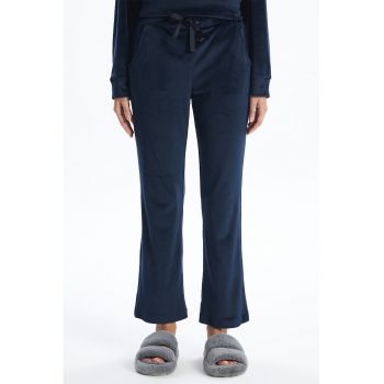 Pantaloni lungi de pijama catifelati