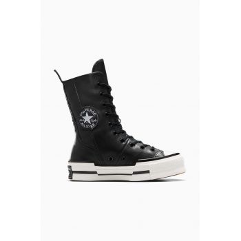 Converse tenisi de piele Chuck 70 Plus Xhi culoarea negru, A08340C