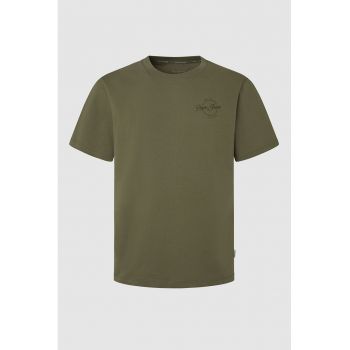 Tricou din bumbac cu imprimeu logo Silvio