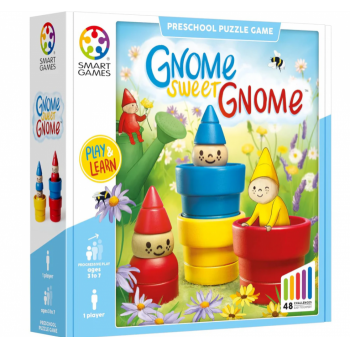 Smart Games - Gnome Sweet Gnome, joc de logica 48 provocari, + 3 ani