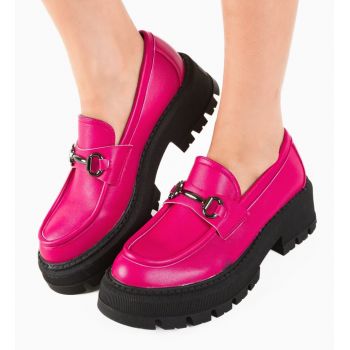 Pantofi Casual Jung Fuchsia