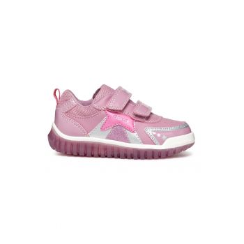 Pantofi sport din piele ecologica cu lumini LED