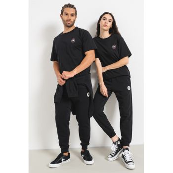 Tricou unisex de bumbac cu logo discret