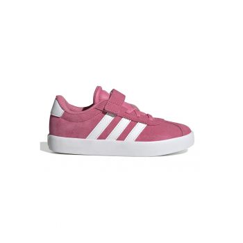 Pantofi sport de piele intoarsa cu garnituri de piele ecologica VL Court 3.0