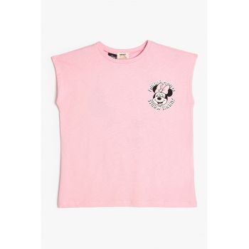 Top cu imprimeu cu Minnie Mouse