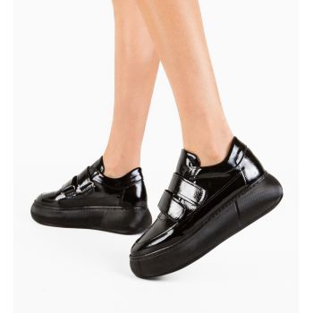 Pantofi Casual Mernera Negri