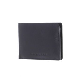 Portofel barbati -  colectia Punto - 49131301 - flip vertical piele naturala - negru
