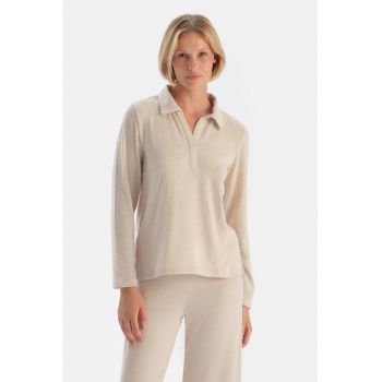 Bluza cu guler polo