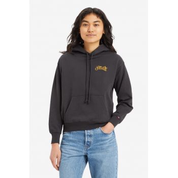 Hanorac relaxed fit de bumbac cu buzunar kangaroo