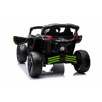 Masinuta electrica 12V 90W cu telecomanda 2.4G Can Am Marverick UTV Green
