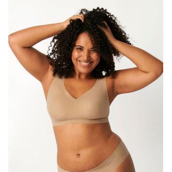 SLOGGI ZERO FEEL  Bralette cu burete detasabil Bej