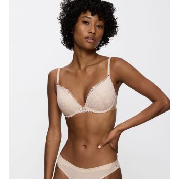TRIUMPH AURA SPOTLIGHT WHU Sutien cu push-up vanilie