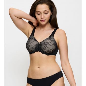 TRIUMPH CONTOURING SENSATION W01 Sutien minimizer Negru