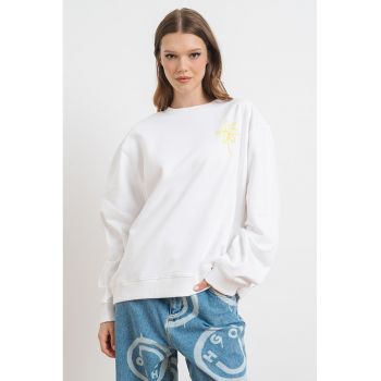 Bluza de trening lejera cu decolteu la baza gatului