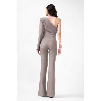 Salopeta bej cu cut-out