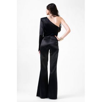 Salopeta neagra cu cut-out