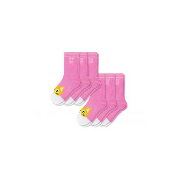 Set 6 perechi - Sosete Copii - Bumbac -  fara cusatura - respirabile si confortabile