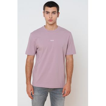 Tricou relaxed-fit cu decolteu la baza gatului Chup