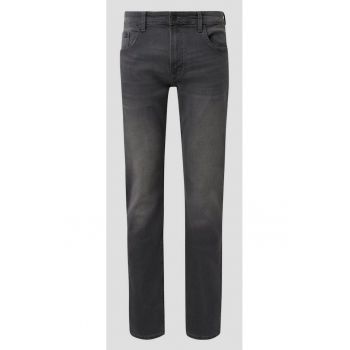Blugi barbati Rick cu talie medie si croiala Slim fit - Gri inchis Blugi barbati Rick cu talie medie si croiala Slim fit - Gri inchis