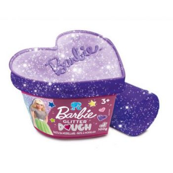 Plastilina cu sclipici - barbie