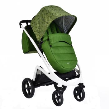 Carucior modular 2 in 1 Cangaroo S-Line Green + CADOU Pompa de san electrica Little Mom Easy Touch