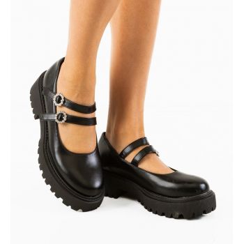 Pantofi casusal Snokers Negri 3