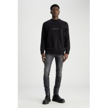 Bluza de trening regular fit cu model logo