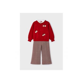 Compleu bluza si pantaloni Fete -  303274344 - Viscoza