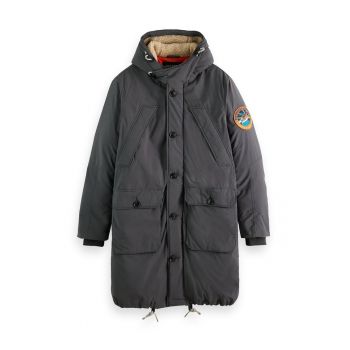 Geaca parka barbati -  300865101 - Bumbac/Poliester - Gri