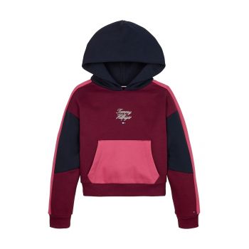 Hanorac colorblock cu buzunar kangaroo