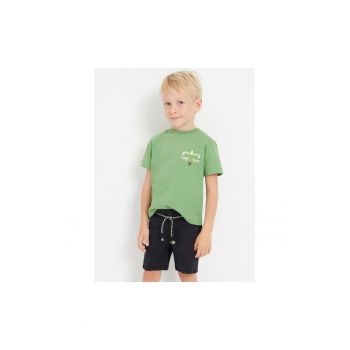 Pantaloni lungi -  302028122 - Bumbac - Elastan - Negru