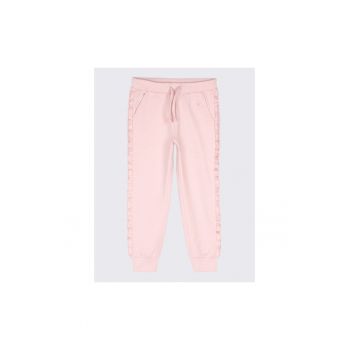 Pantaloni lungi -  302634231 - Bumbac - Roz