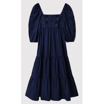 Rochie dama -  301494584 - Bumbac - Albastru marin