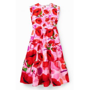 Rochie dama -  302487721 - Bumbac - Roz